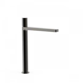 Tres Projekt-Tres egy fogantyús mosdócsaptelep L méret leeresztő nélkül metál fekete 21180302KM