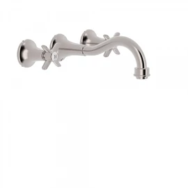 Tres-Clasic két fogantyús fali mosdócsaptelep acél 24215101AC