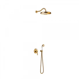 Tres-Clasic egykaros falba építhető zuhanyrendszer arany 24218003OR