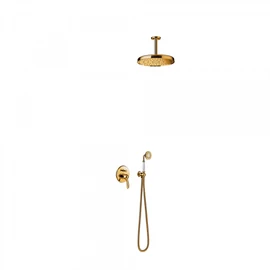 Tres-Clasic egykaros falba építhető zuhanyrendszer arany 24218004OR