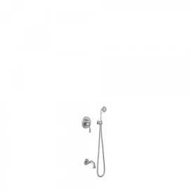 Tres-Clasic egykaros falba építhető zuhanyszett kádkifolyóval acél 24218005AC