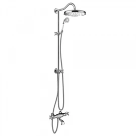 Tres-Clasic falon kívüli termosztátos zuhanyrendszer kád csapteleppel 24219801