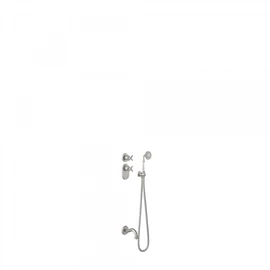 Tres-Clasic falba építhető termosztátos zuhanyszett kádkifolyóval acél 24235201AC