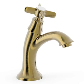 Tres-Clasic egy fogantyús mosdócsaptelep hideg, vagy kevert vízhez kopott réz 24250301LV