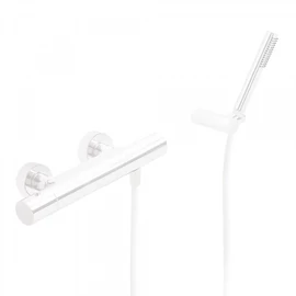 Tres Study Exclusive termosztátos fali zuhanycsaptelep matt fehér 26116209BM