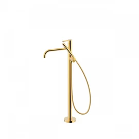 Tres Study Exclusive padlón álló egykaros kádcsaptelep kézi zuhannyal arany 26247001OR