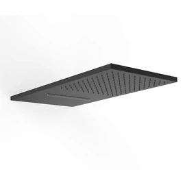 Tres vízkő ellen védett acél oldalfali fejzuhany matt fekete 29990301NM