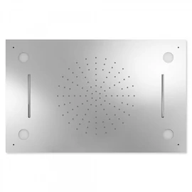 Tres vízkő ellen védett acél fejzuhany CHROMOTHERAPY 29996501