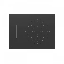 Tres vízkő ellen védett acél fejzuhany matt fekete 29997001NM