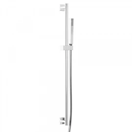 Tres Cuadro vízkő ellen védett 842 mm-es zuhanyszett fehér-króm 407934