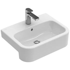 Villeroy & Boch Architectura 55x43 cm előlről beépíthető mosdó túlfolyóval CeramicPlus bevonattal 4190 55 R1 (419055R1)