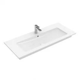Villeroy & Boch Venticello 120 x 50 cm-es beépíthető mosdó 1 csaplyukkal Stone White CeramicPlus felülettel - 4104CLRW
