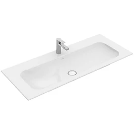Villeroy & Boch Finion 120 x 50 cm-es beépíthető mosdó 1 csaplyukkal Stone White CeramicPlus felülettel túlfolyó nélkül - 4164C2RW