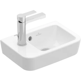 Villeroy & Boch O.Novo 36 x 25 cm-es kézmosó csaplyuk a bal oldalon CeramicPlus felülettel - 434236R1
