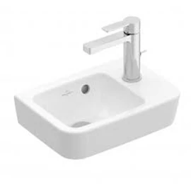 Villeroy & Boch O.Novo 36 x 25 cm-es kézmosó csaplyuk a jobb oldalon CeramicPlus felülettel - 434336R1