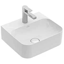 Villeroy & Boch Finion 43 x 39 cm-es kézmosó CeramicPlus felülettel rejtett ViFlow túlfolyóval - 436444R1
