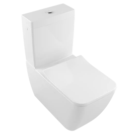 Villeroy & Boch Venticello perem nélküli monoblokkos mélyöblítésű álló wc-csésze CeramicPlus felülettel - 4612R0R1