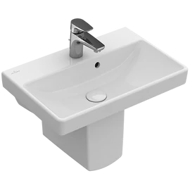 Villeroy & Boch Avento 55 x 37 cm-es kompakt mosdó Stone White CeramicPlus felülettel - 4A0055RW