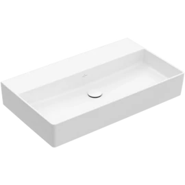 Villeroy & Boch Memento 2.0 80 x 47 cm-es mosdó csaplyuk és túlfolyó nélkül CeramicPlus felülettel - 4A228FR1