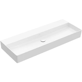 Villeroy & Boch Memento 2.0 120 x 47 cm-es mosdó csaplyuk és túlfolyó nélkül CeramicPlus felülettel - 4A22C3R1