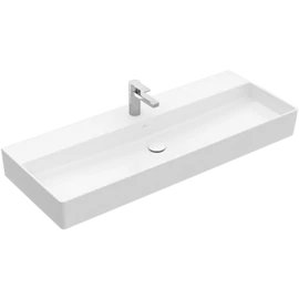 Villeroy & Boch Memento 2.0 120 x 47 cm-es mosdó 1 csaplyukkal Stone White CeramicPlus felülettel - 4A22CLRW