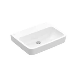 Villeroy & Boch O.Novo 60 x 46 cm-es mosdó csaplyuk és túlfolyó nélkül CeramicPlus felülettel - 4A4163R1