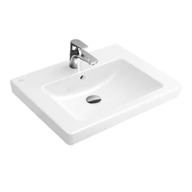 Villeroy & Boch Subway 2.0 60 x 47 cm-es mosdó 1 csaplyukkal CeramicPlus felülettel - 71136GR1