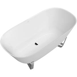 Villeroy & Boch Antheus 1750 x 750 mm-es szabadon álló kád Stone White, Colour on Demand - UBQ175ANH7F4BCV-RW