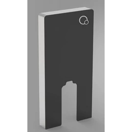 Wellis Corsica Black falsík előtti WC tartály álló wc-hez, fekete WF00074