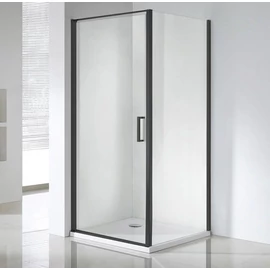 Wellis Quadrum Black 90x90 cm zuhanykabin, Easy Clean üveg WC00483
