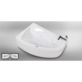 Wellis Matana 160 jobbos E-Drive hidromasszázs kád Flipper csapteleppel - WK00156-1