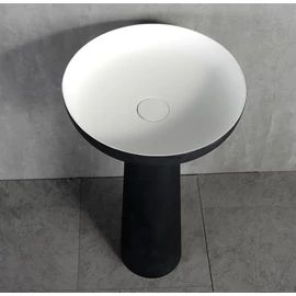 Wellis Pillar Black szabadon álló mosdó WB00444