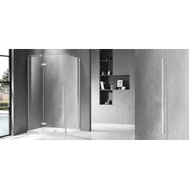 Wellis Sorrento Plus 90 1 nyílóajtós szögletes zuhanykabin Balos - Easy Clean bevonattal WC00499