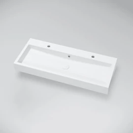 Marmy Bologna 100x42 2 csaplyukas ráépíthető öntött márvány mosdó 6 229 04 10 12 18