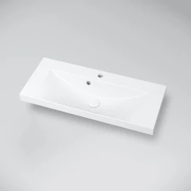 Marmy Isabelle 80x35 beépíthető öntött márvány mosdó 6 229 20 08 11 18