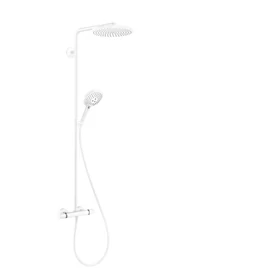 Hansgrohe Raindance Select S Showerpipe 240 1jet termosztátos zuhanyrendszer, matt fehér 27633700