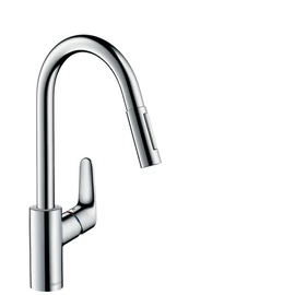 Hansgrohe Egykaros konyhai csaptelep 240 kihúzható zuhanyfejjel 73880000