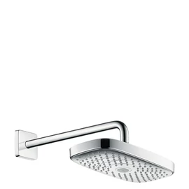 Hansgrohe Raindance Select E 300 2jet fejzuhany, 390 mm-es zuhanykarral, EcoSmart 9 l/perc króm 26609000