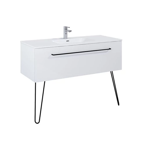 Arezzo Carmel 120cm-es alsószekrény 1 fiókkal magasfényű fehér AR-166934