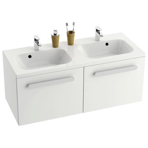 Ravak Chrome SD 1200 szekrény dupla mosdó alá fehér/fehér X000000536