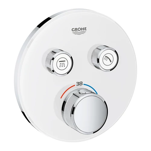 GROHE Grohtherm SmartControl termosztátos színkészlet, fehér üveg 29151LS0