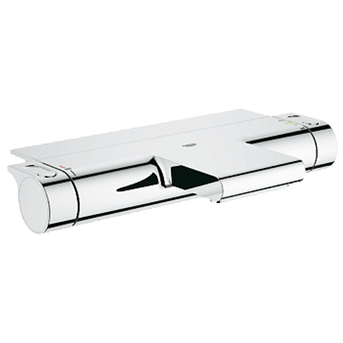 Grohe Grohtherm 2000 Új termosztátos kádcsaptelep króm zuhanypolccal, 1/2