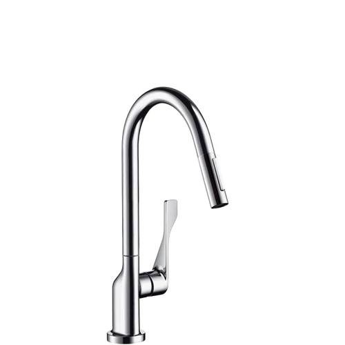 Hansgrohe Axor Citterio mosogató csaptelep kihúzható zuhanyfejjel 39835800