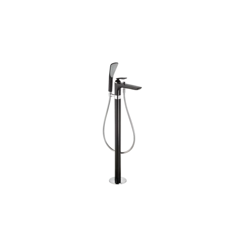 KLUDI Balance egykaros kádtöltő- és zuhanycsap, mattfekete/króm 525908775