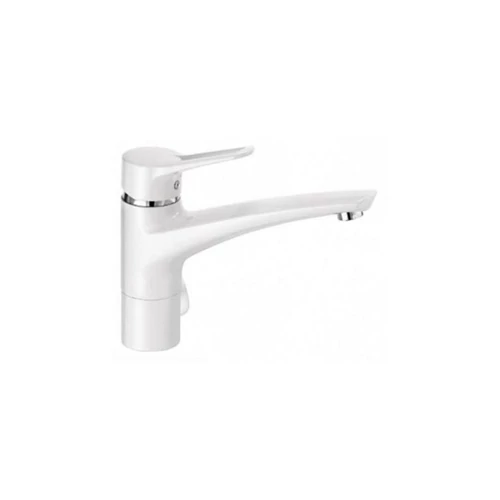 KLUDI MX egykaros mosogatócsap multi-csatlakozóval, fehér/króm 399459262