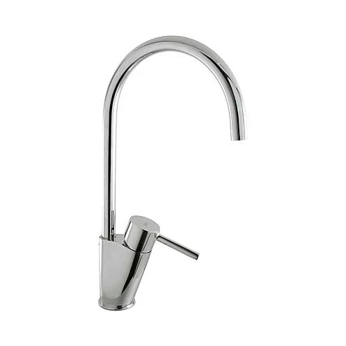 Tres Alplus egykaros mosogató csaptelep íves kifolyóval 183341