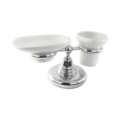 Tres Retro-Tres pohár és szappantartó kerámia/antik réz 5246361351