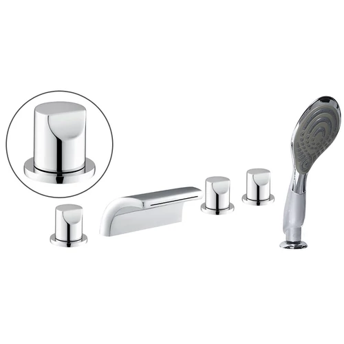 Kádperemre szerelhető csaptelep, Wellis Retro kád szett WK00117