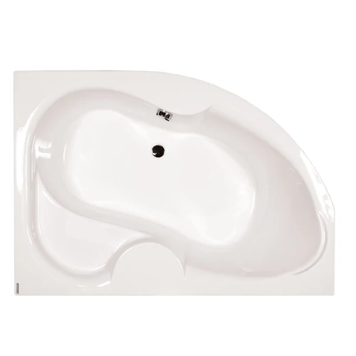 M-Acryl Azalia 160x105 cm-es aszimmetrikus sarokkád kádlábbal, jobbos