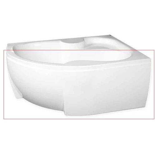 M-Acryl Azalia 160 cm aszimmetrikus sarokkádhoz előlap, balos 12227